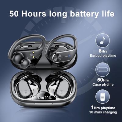 Q28S Wireless Sports Earbuds: Noise Cancelling, Hanging Design, Long Battery Life, Bluetooth Connectivity