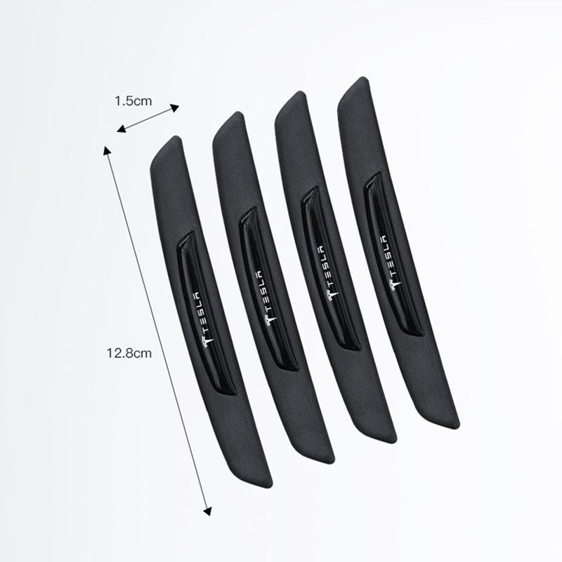 UBFMQ1 4Pcs Car Door Rearview Mirror Anti-collision Strips Stickers Protector For Tesla Model Y Juniper Model 3 Model X Model S SpaceX