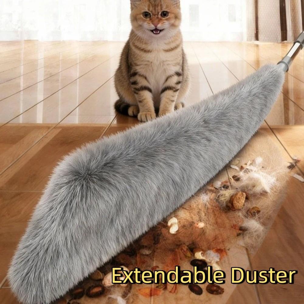 Lightweight Long Handle Duster Flexible Head Under Furniture Duster Under-Bed Cleaning Tool  Office