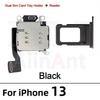 AiinAnt Double Dual Sim Card Reader Holder Adapter Connector Flex Cable For iPhone XR 11 12 13 Pro Max Phone Parts