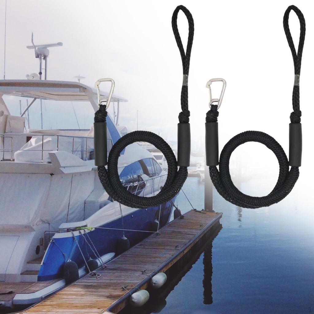 Buy 4FT Bungee Boat Dock Line Mooring Rope Boat Docking Ropes for PWC ...
