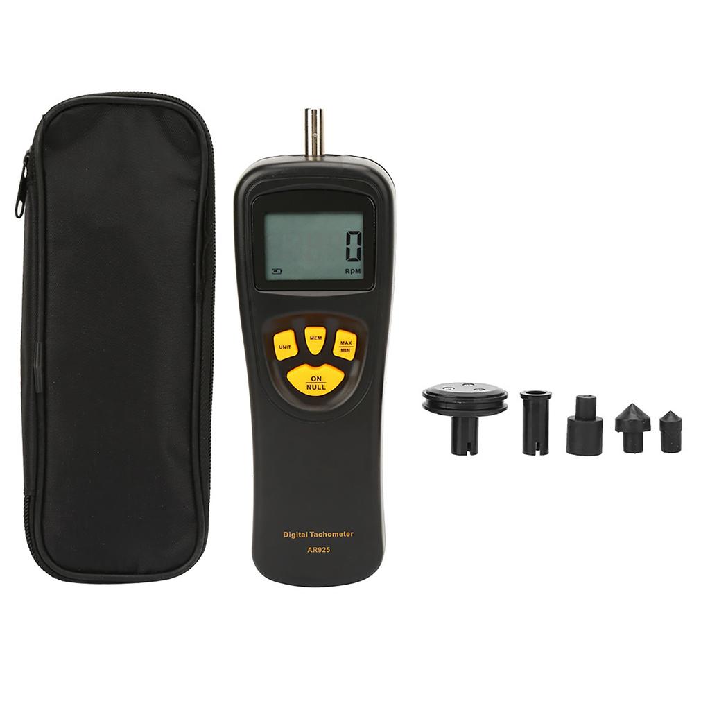 SMART SENSOR 0.5 19999 RPM Contact Digital Tachometer Rotation Meter with LCD Backlight Display