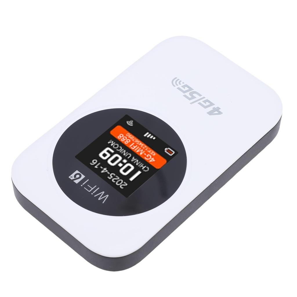 Portable 4G WiFi Router Mobile Wireless Hotspot for Travel Camping Hotel LCD Display 3000mAh Battery Support SIM Card Asian Version