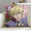 Anime Ouran High School Host Club Cushion Cover Soft & Easy-Wash Pillow Case – Versatile For Couch, Bed, Travel And Office
