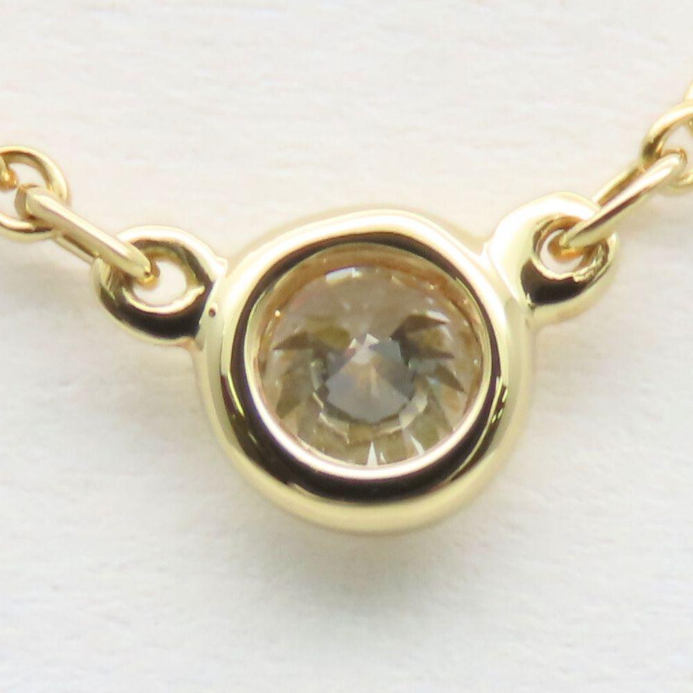 Used TIFFANY&Co. Necklace By the yard K18 yellow gold/diamond 1.8g Yellow Gold 1PD