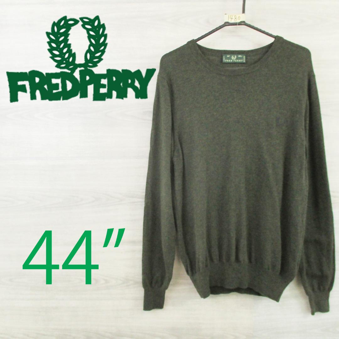 

[USED] FRED PERRY Made in Italy Crew Neck Knit M1480c