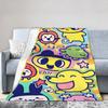 Mimitchi Tamagotchi Blanket Soft Funny Plush Throw Blanket For Boy Girl Couch Chair Flannel Bedspread Bed Cover