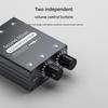 2 In 1 Out Sound Switcher For Live Streaming With Aluminum Housing Sound Mixing for Recording Studio Singing Equipment