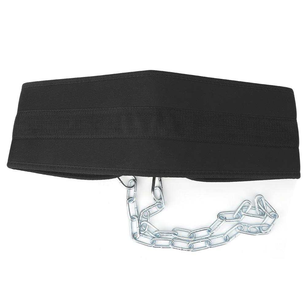 Pull Up Half Length Power Weighted Dip Belt Gym Sports Barbell Slice Fitness Equipment Dual Ring
