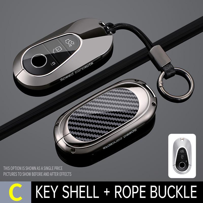 Key Cover for Mercedes-Benz: E300L, GLC260L, A200L, GLB, GLE350, C-Class, Maybach S
