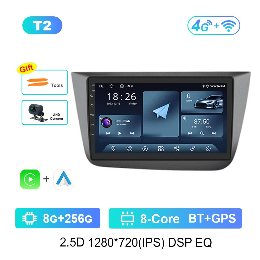 Android Intelligent System Navigation GPS for Seat Altea 2004 - 2015 Car Radio Multimedia Player 4G Head Unit WiFi IPS Screen