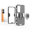 For ViVo iQOO Neo10 Case ViVo iQOO Neo 10 Cover Ring Holder Armor Bumper Shield Protective Back Phone Cases On iQOO Neo10 Funda