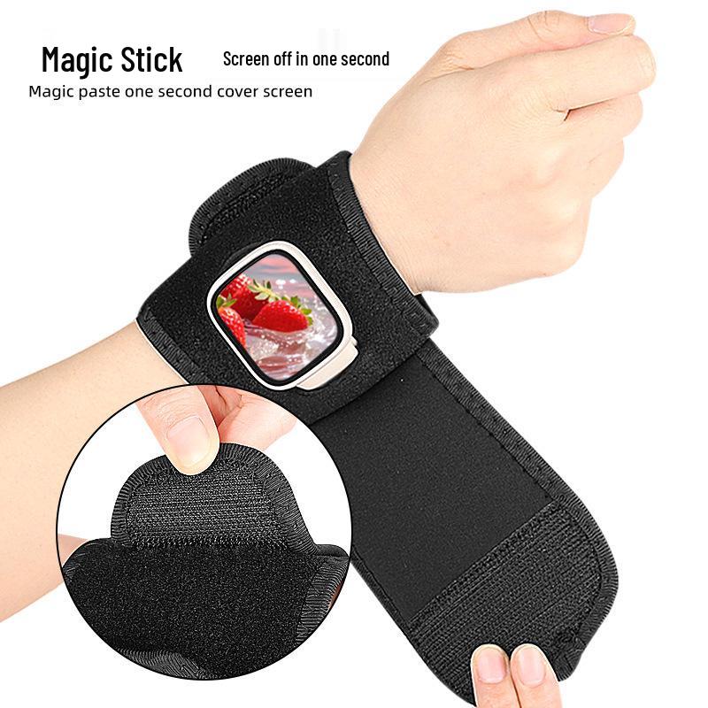Cycling Watch Protective Strap with Screen Cover - Anti-Scratch, Shock Absorbing, Breathable, Elastic