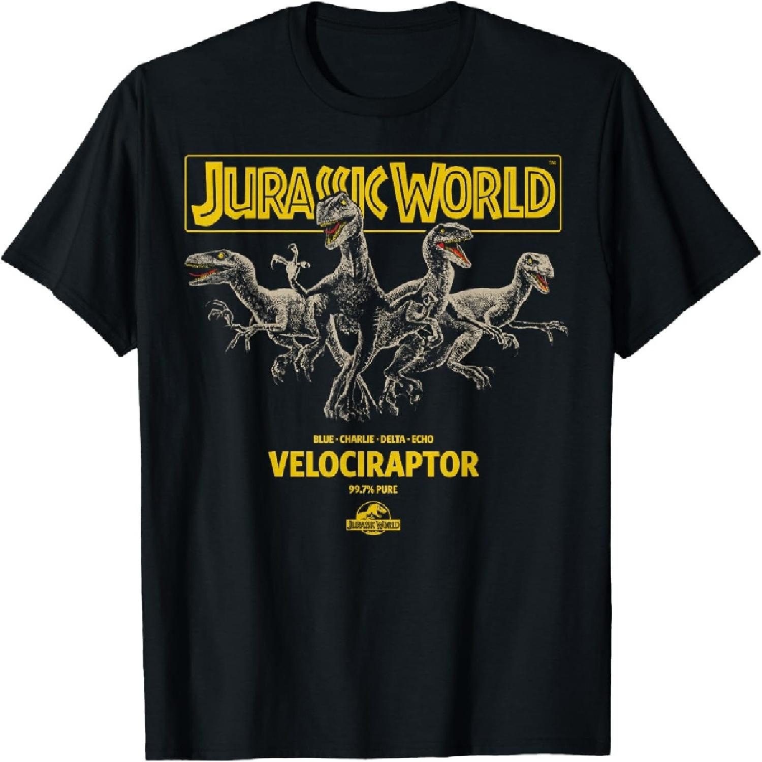 

Jurassic World Blue Charlie Delta Echo Pack T-Shirt XXXXXL чёрный