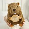 Screaming Marmot Plush Toy: Cute Mouse Pillow Doll for Girls' Birthday Gift Ornament