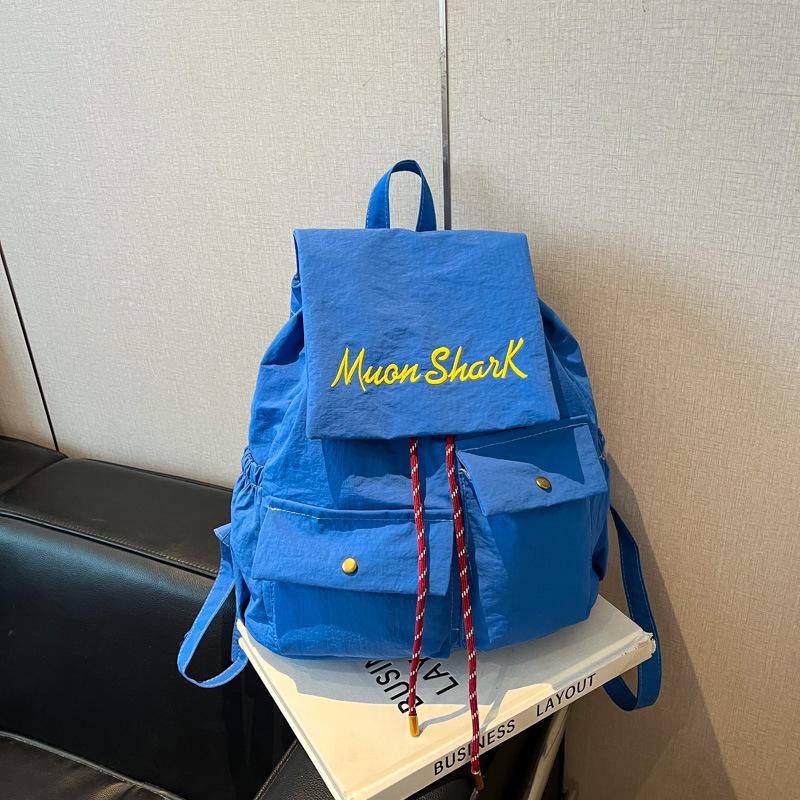 Backpack Simple casual backpack Large capacity fashionable commuter bag Women s multi-compartment trendy and fashionable shoulders