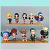 One Piece PVC Figuren Set Sammlermodell mit Anime Luffy Zoro und Boa Hancock Charakteren für Fans