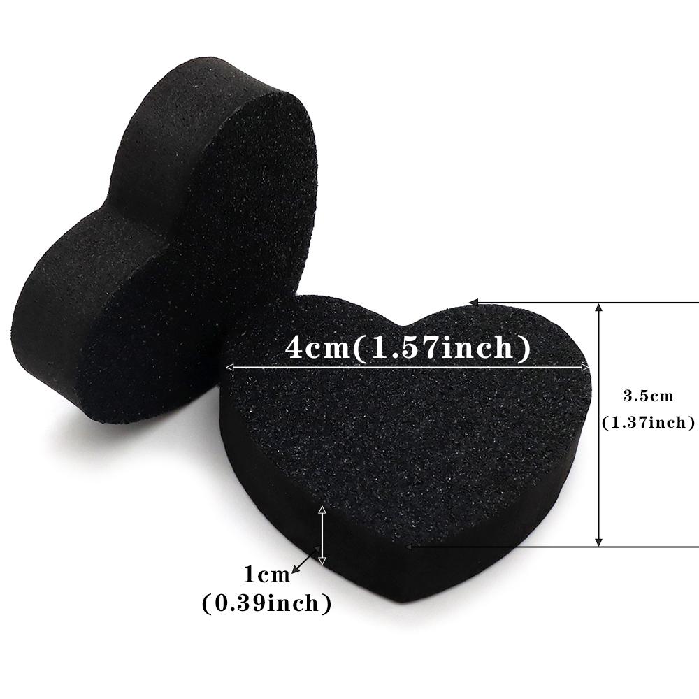 20/50Pcs Nail Polish Buffer Heart Mini Buffing Sanding Files Block Pedicure Care Manicure Pedicure Nail File Tools Nail Charm