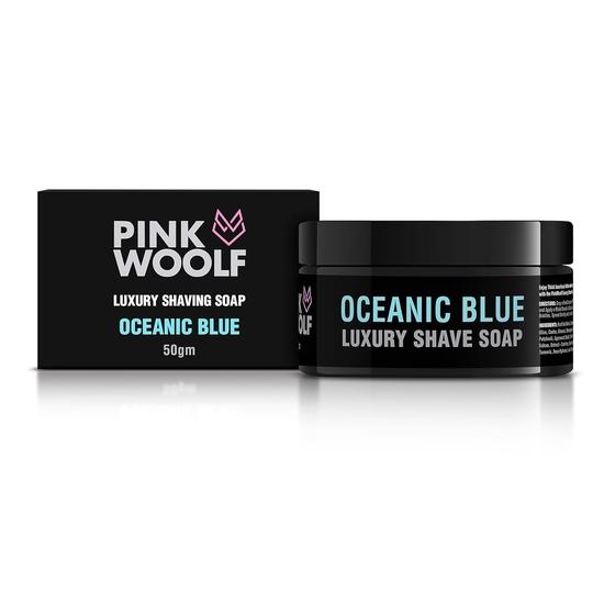 

Твердое мыло для бритья Pink Woolf для мужчин, OCEANIC BLUE, Содержит масло ши, Увлажняет кожу, Для всех типов кожи - 50 г (Пакет из 1)