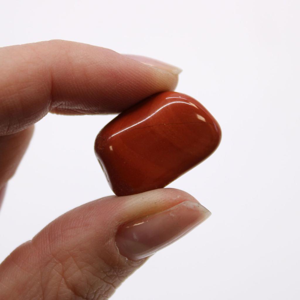 Red Jasper Tumbled Stones Small African 24 Pieces