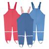 Kids' Waterproof One-Piece Rain Bib Pants for Boys & Girls - Ideal for Kindergarten and Elementary School Mud Play
