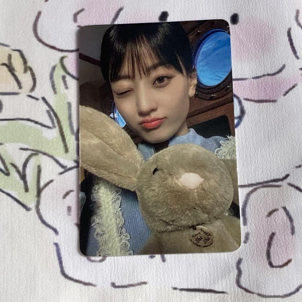 [USED] TWICE Jihyo Korea With YOU-th Pre-Recording Sanok Trading Card