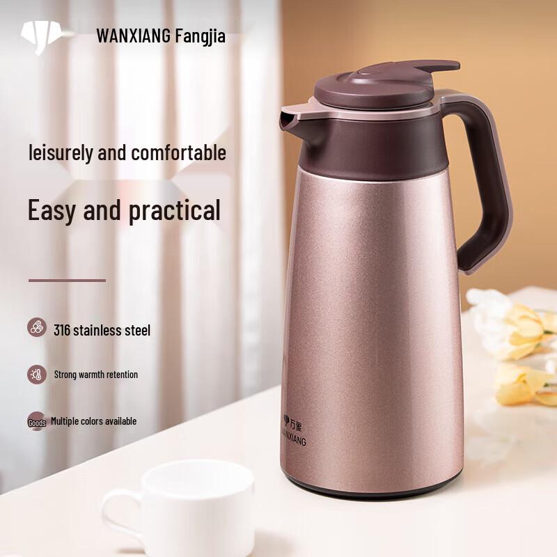 WANXIANG T20 Stainless Steel Press-Type Thermos Flask