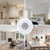 1/10PCS GU10 Downlights for Ceiling Round White Lamp Frame Recessed Spotlights Fitting MR16 Light Mounting Frame Trim Ring