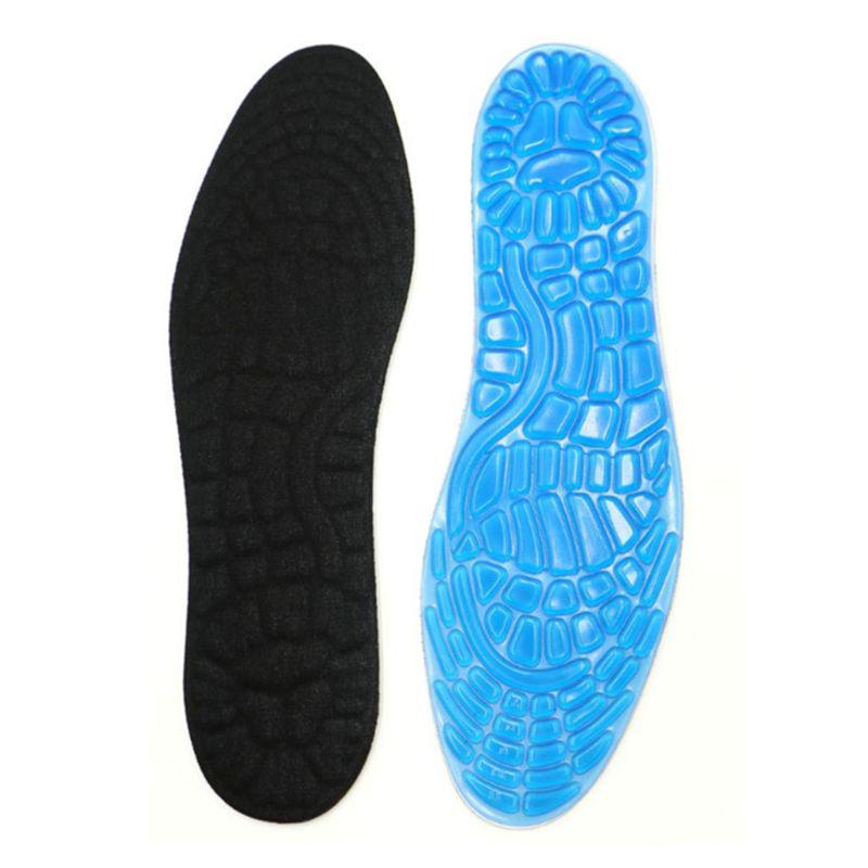 Silica Gel Basketball Running Insoles Summer Breathable Foot Shoe Pad