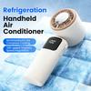 16°C Icy Cold Portable Handheld Fan Foldable Neck Hanging Fan 100 Speeds Rechargeable Mini Fan with Digital Display