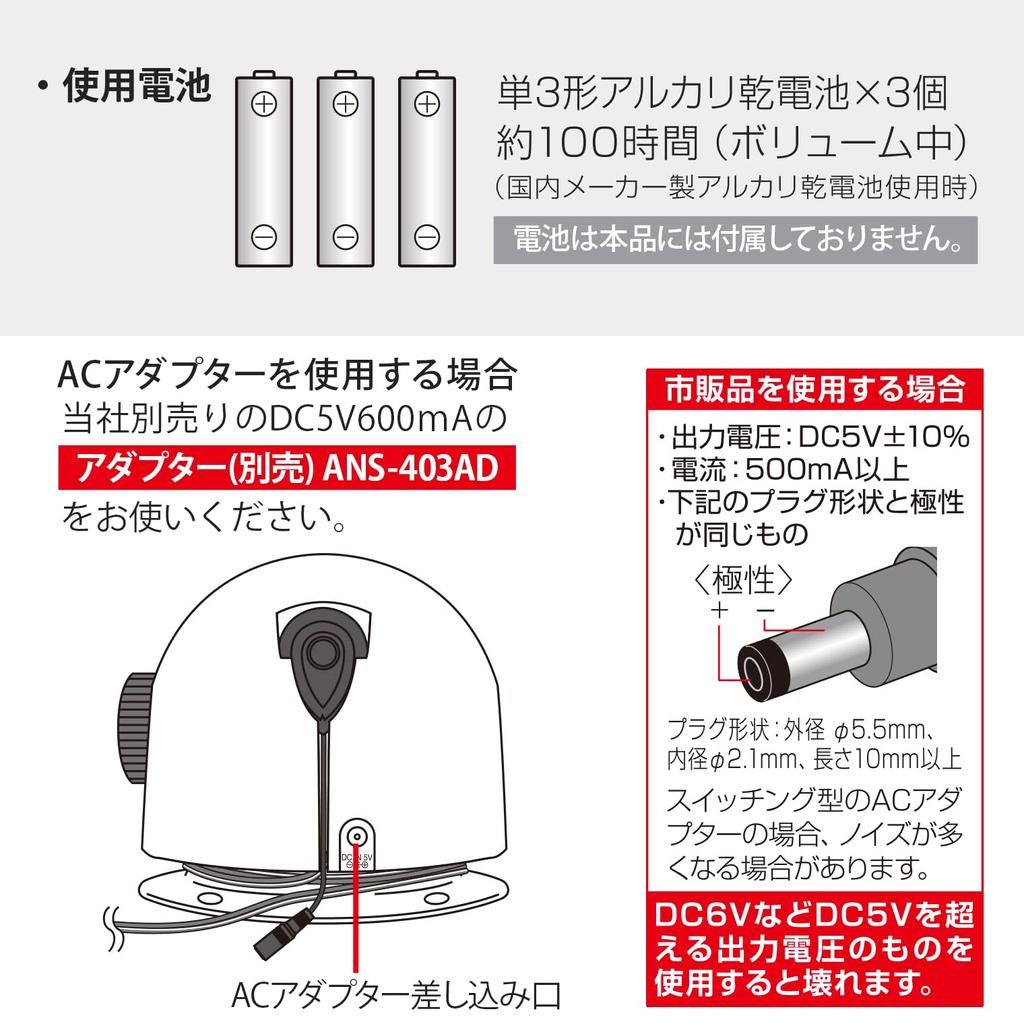 Asahi Denki Kasei Handheld Speaker That Also Lets You Hear TV Sound (ANS-302BK)