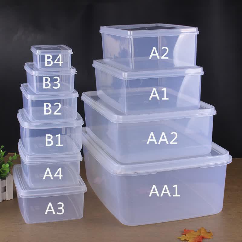 Wuli Rectangular Transparent Food Container