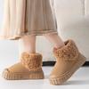 Anti-slip Thick-soled Plush Warm Cotton Shoes for Women