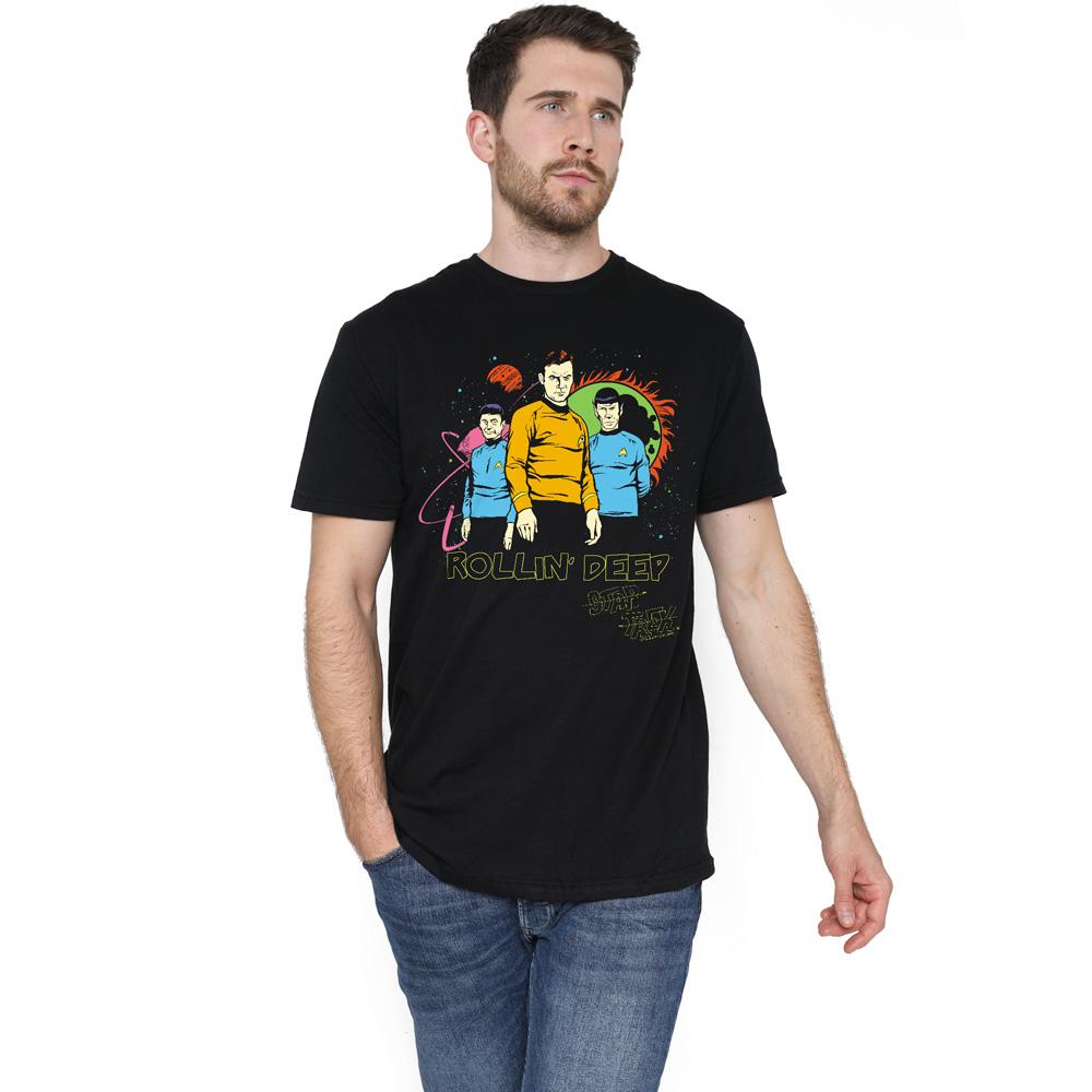 STAR TREK Mens Rollin Deep T-Shirt