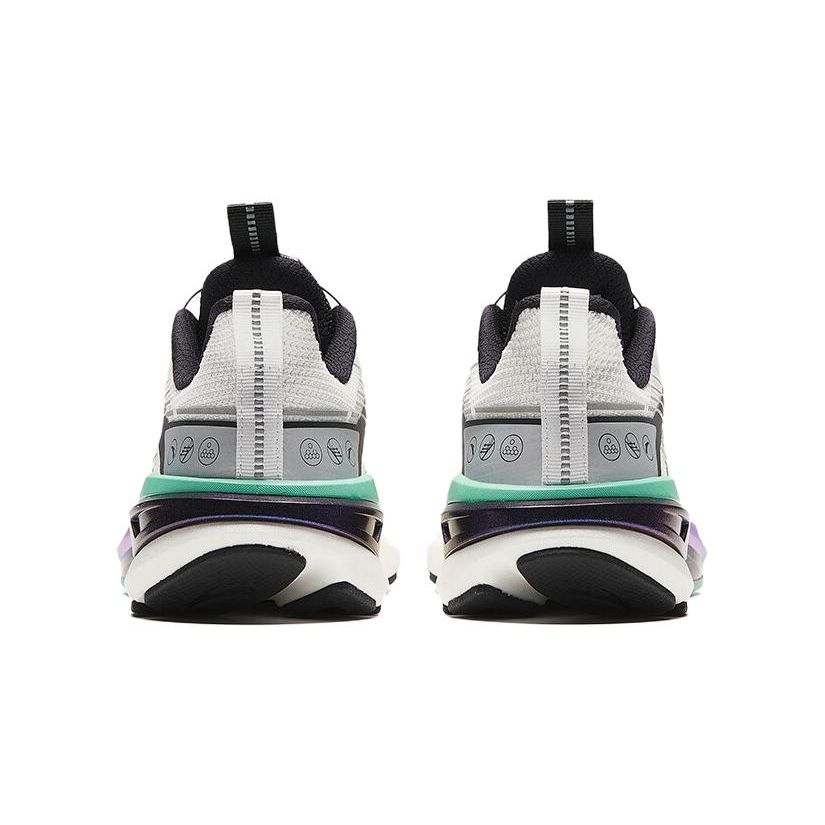 Anta Kids Comfortable Non-Slip Durable Low-Top Running Shoes Kids Sneakers White Gray 312345502-1