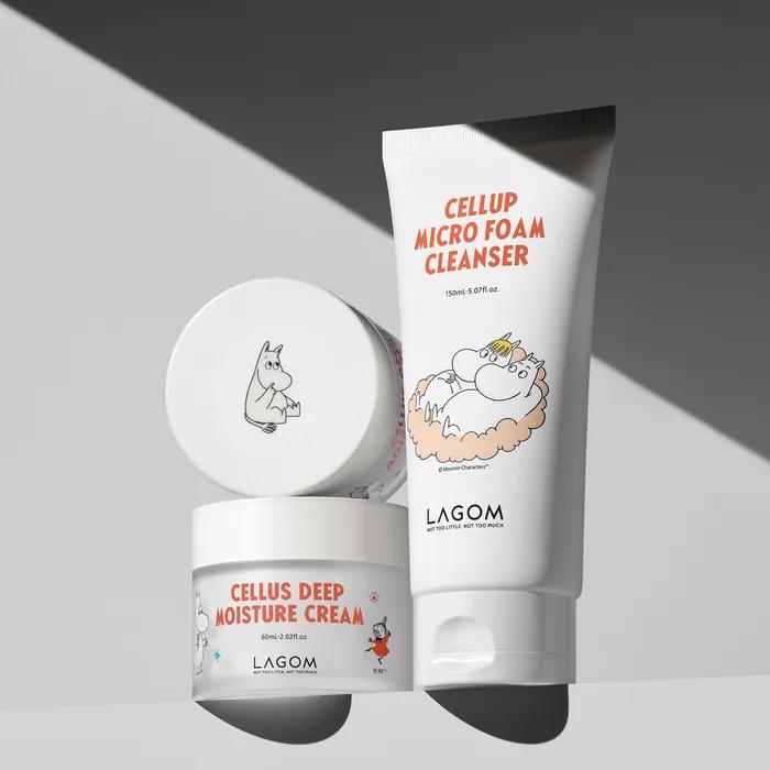 [Moomin Edition] Lagom Deep Moisture Cream + Moomin Pouch Gift