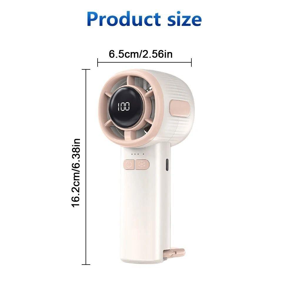 With Hanging Buckle Handheld Small Fan Fast Cooling Fan Summer Supplies