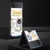 Weltraum-Astronauten-Handyhülle Für Samsung Galaxy Z Flip6 Flip3 Flip4 Flip5 PC Harter Kunststoff Z Flip 6 5 4 3 5G Fundas Hülle Coque Gal