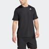 Adidas Club 3-Stripes Tennis T-Shirt Men Tops Black IS2296
