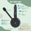 Nearity EP320 Headset for for Call with USB Dongle Charging Bluetooth Noise Clear 45 Hours Continuous Compatible with Black PC, Wireless, Centers,