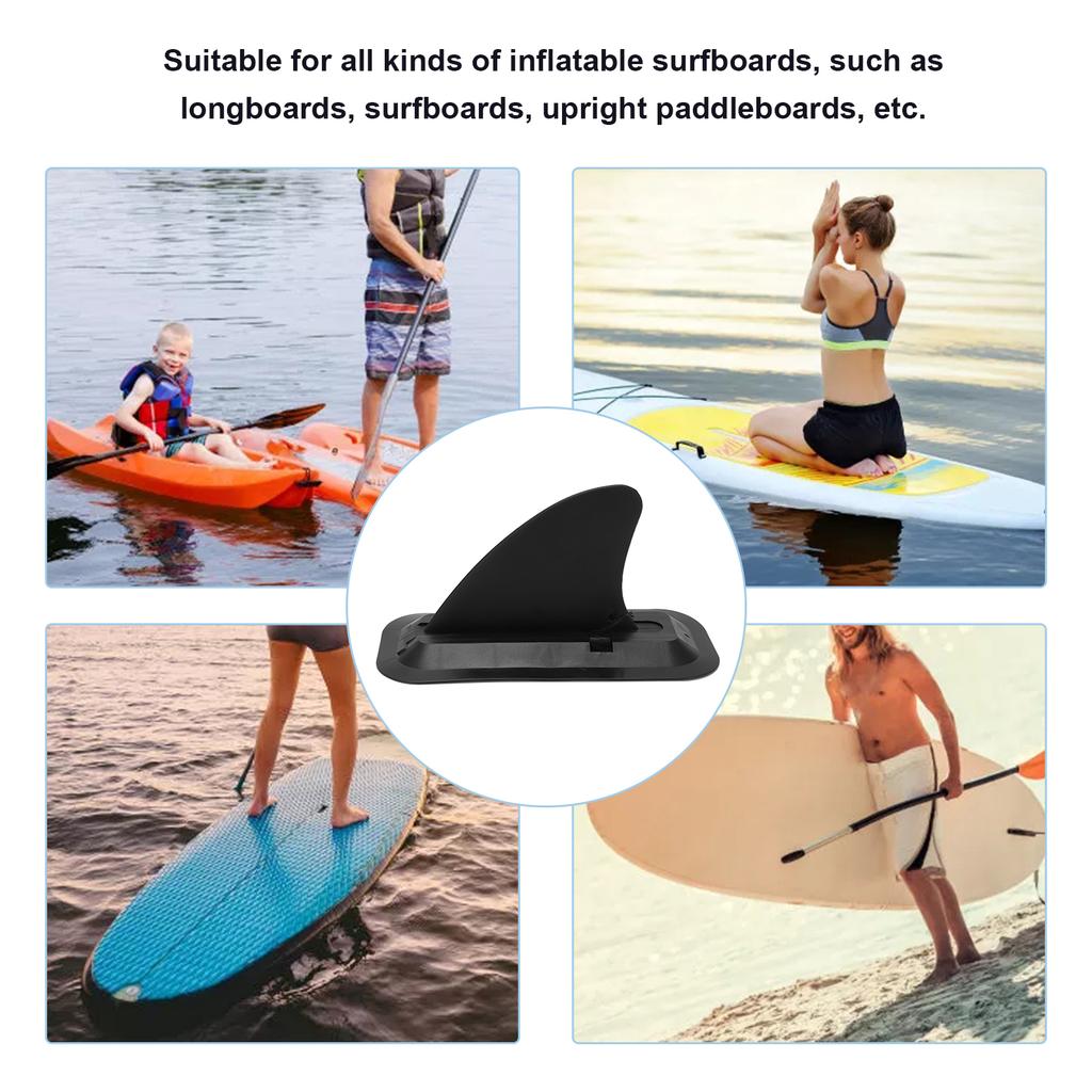 ZK40 Inflatable Paddle Board Fin Replacement Quick Release Slide In Center Fin for Surfboard