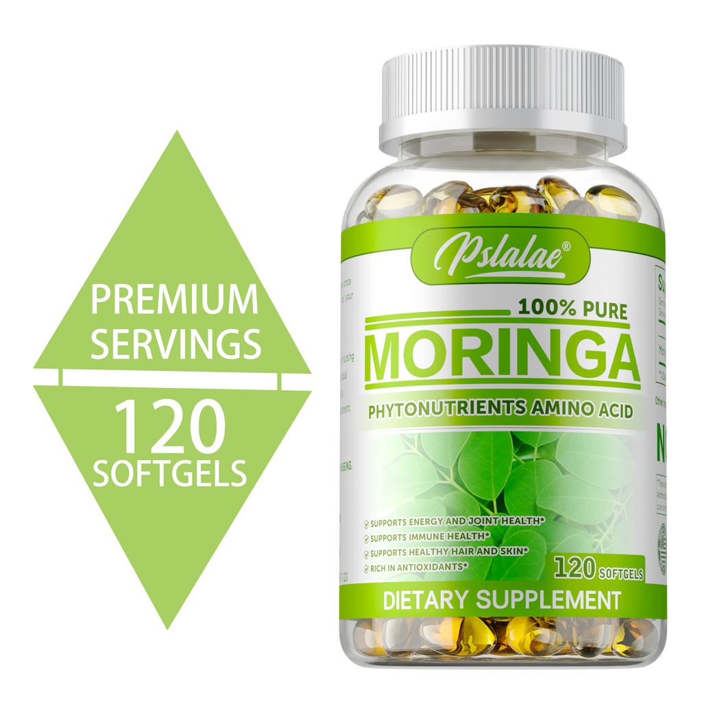 Moringa 1000mg - Antioxidants, Supports Metabolism, Immune, Skin and Hair Health