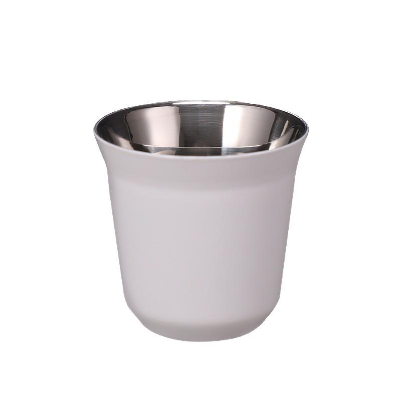 Tazza da Caffè Termica Mini a Doppia Parete in Acciaio Inossidabile 304 - Personalizzabile