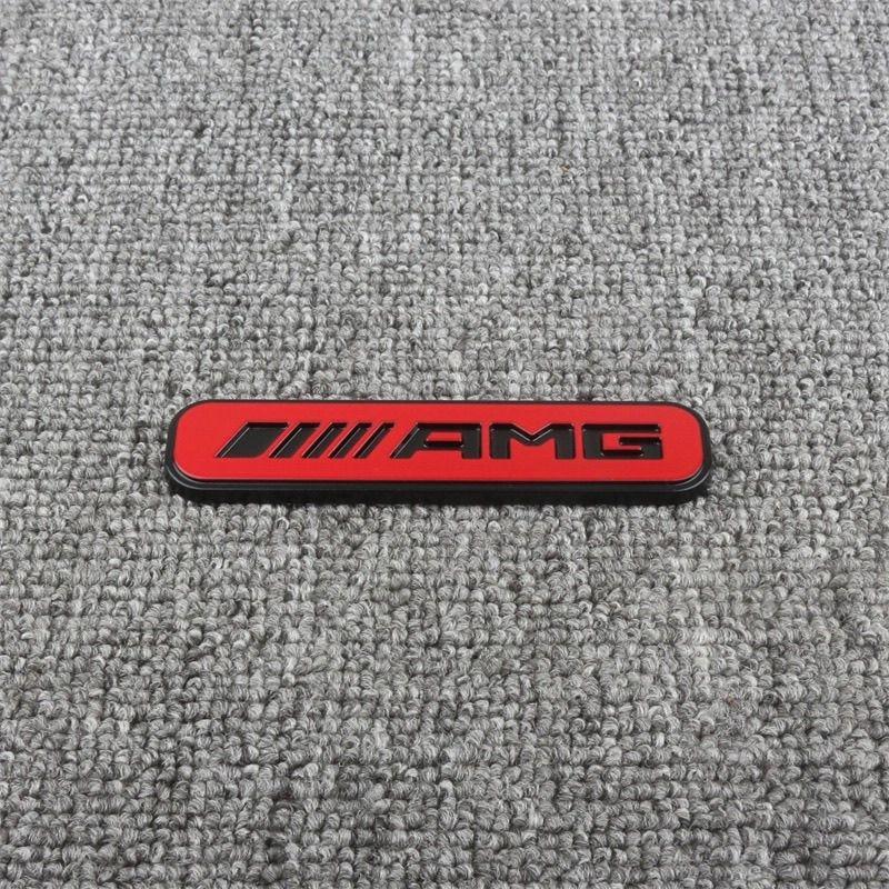 ABS Car Pasted Emblem Badge Sticker For Mercedes Benz AMG W205 C300 W203 W206 W108 W124 Rear Trunk Vehicle Door Modified Sticker PI1