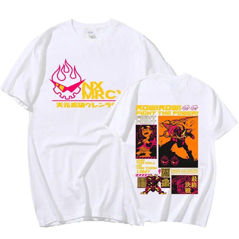 Anime Tengen Toppa Gurren Lagann Tričko Dámské Unisex Unisexga Trička s krátkým rukávem Hip Hop Streetwear Oversized Unisex Tričko