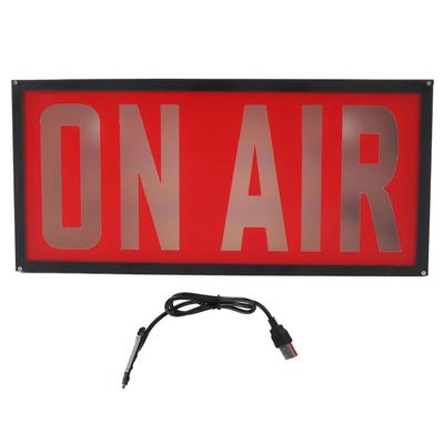On Air Recording Sign USB-betriebene LED-Leuchtbox für Studioübertragungen, Live-Streaming