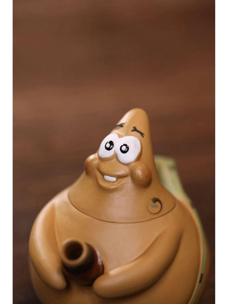 Yixing Zisha Patrick Star Teapot Set: Creative Tea Ceremony Cute Ornament