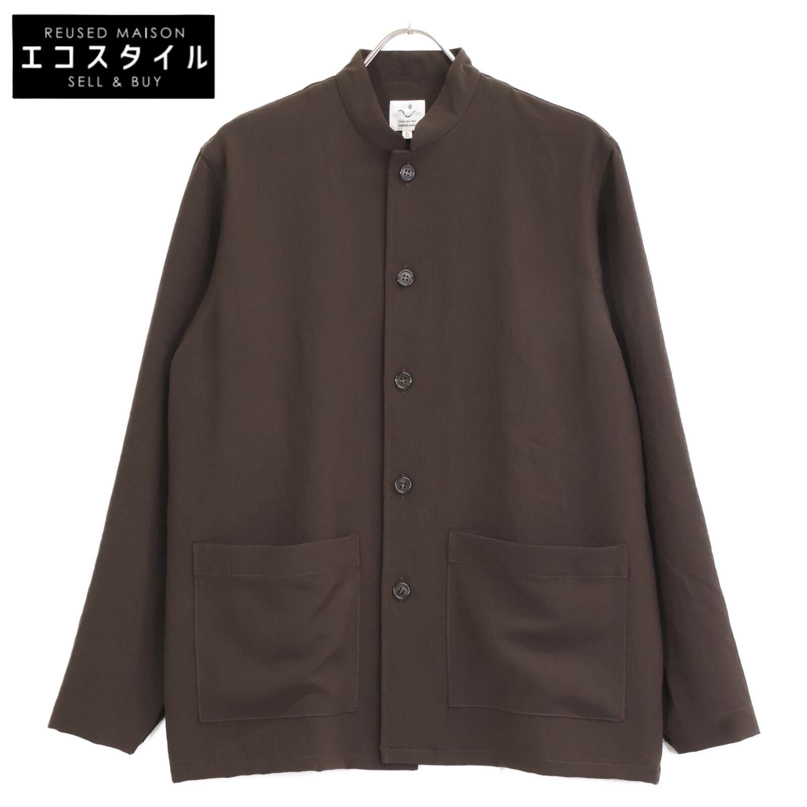 

THE CONSPIRES Коричневая полиэстеровая рубашка-куртка Куртка S КоричневыйБ/у