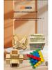Kongming & Luban Interlocking Puzzle Set: Educational Toys for 7+ Year Olds, Enhancing Intelligence and Relaxation with Nine Building Blocks.
