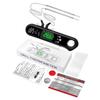 Digital Meat Thermometer for Cooking Battery Powered Dual Probes 2 3s Instant Read Meat Thermometer with Magnet Alarm